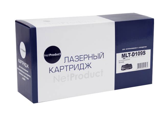 Картридж NetProduct (N-MLT-D109S) для Samsung SCX-4300/4310/4315, 2K — для бизнеса и офиса Картридж NetProduct (N-MLT-D109S) для Samsung SCX-4300/4310/4315, 2K — для бизнеса и офиса