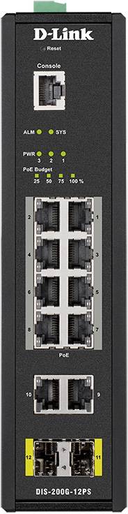 Коммутатор D-Link DIS-200G-12PS/A2A