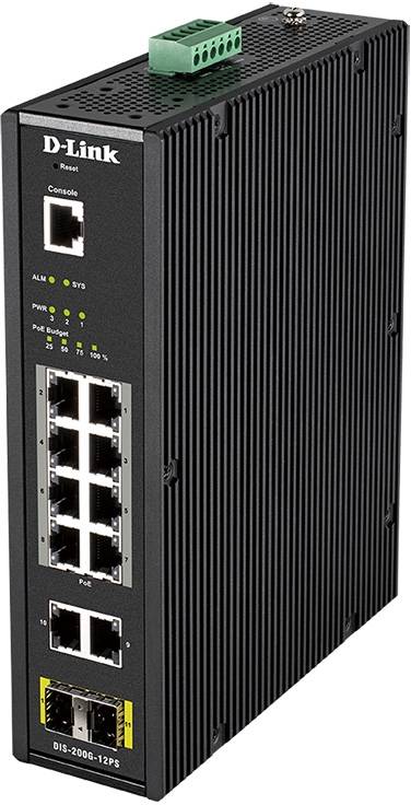 Коммутатор D-Link DIS-200G-12PS/A2A — для бизнеса и офиса Коммутатор D-Link DIS-200G-12PS/A2A — для бизнеса и офиса