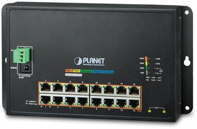 коммутатор Planet WGS-4215-16P2S — для бизнеса и офиса коммутатор Planet WGS-4215-16P2S — для бизнеса и офиса
