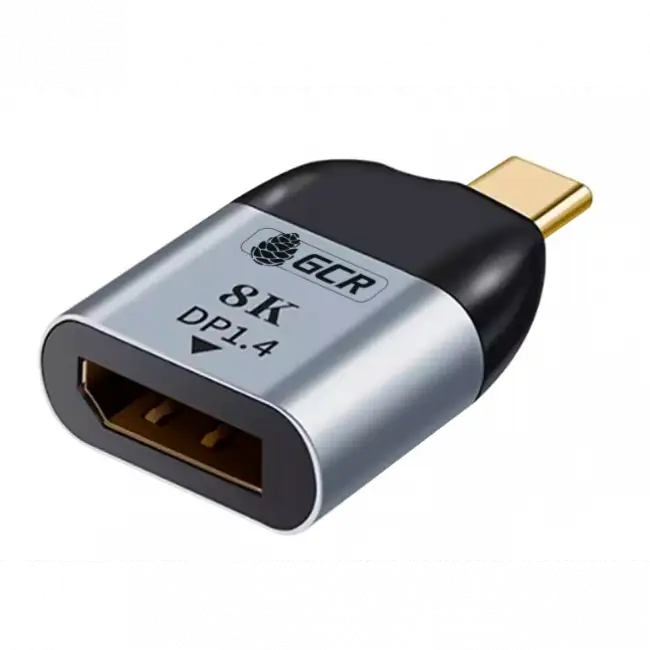 GCR Переходник USB Type C > DisplayPort 1.4 8K, M/F, GCR-53390 Greenconnect GCR-53390 — для бизнеса и офиса
