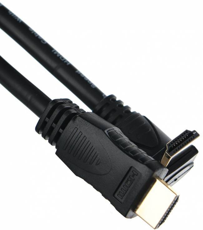 Кабель HDMI<=>HDMI-угловой коннектор 90град 1.8м, 2.0V VCOM <CG523-1.8M> VCOM HDMI (m) - HDMI (m) 1.8м — для бизнеса и офиса