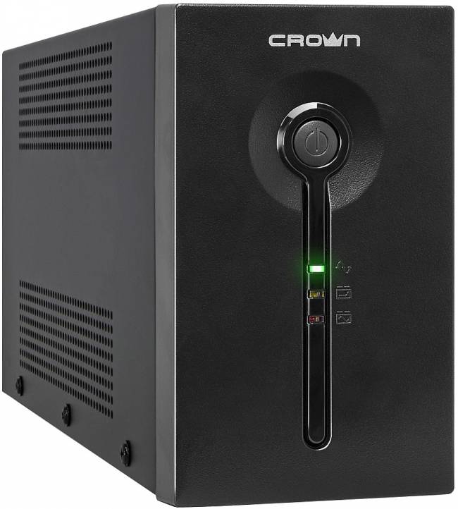 Источник бесперебойного питания Crown CMU-SP650 EURO — для бизнеса и офиса Источник бесперебойного питания Crown CMU-SP650 EURO — для бизнеса и офиса