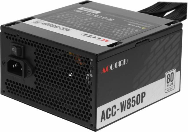 Блок питания Accord ACC-W850P — для бизнеса и офиса Блок питания Accord ACC-W850P — для бизнеса и офиса