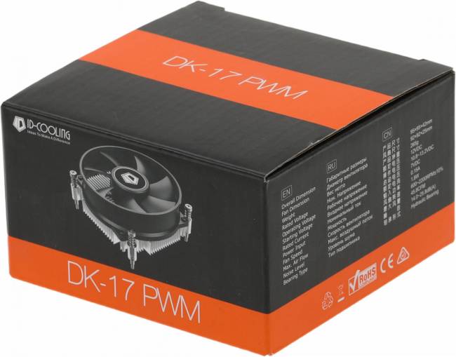 Устройство охлаждения(кулер) ID-COOLING DK-17 PWM — для бизнеса и офиса Устройство охлаждения(кулер) ID-COOLING DK-17 PWM — для бизнеса и офиса