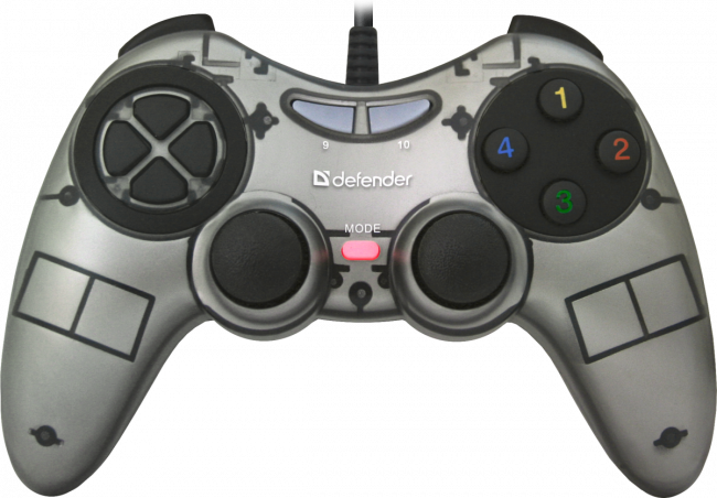 Defender Проводной геймпад Zoom USB Xinput, 10 кнопок, 2 стика Defender Zoom — для бизнеса и офиса