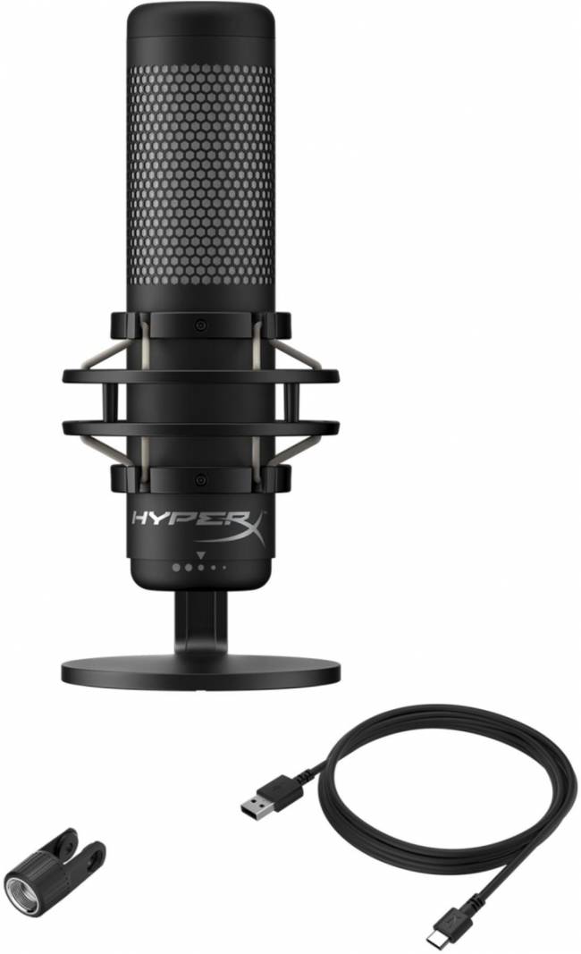 Микрофон HyperX QuadCast S — для бизнеса и офиса