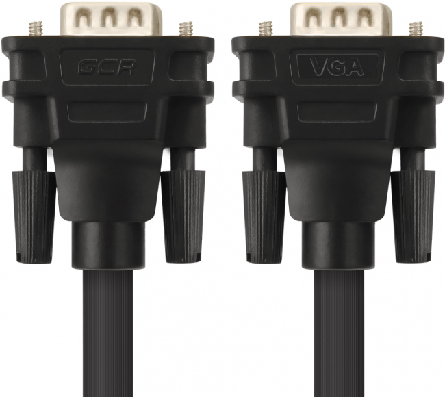 Greenconnect Кабель SVGA 10.0м чёрный, позолоченные контакты, ферритовые кольца, OD8.0mm. 15M / 15M Premium GCR-VM2VM2-10.0m, 28/28 AWG, двойной экран Greenconnect VGA (m) - VGA (m) 10м — для бизнеса и офиса Greenconnect Кабель SVGA 10.0м чёрный, позолоченные контакты, ферритовые кольца, OD8.0mm. 15M / 15M Premium GCR-VM2VM2-10.0m, 28/28 AWG, двойной экран Greenconnect VGA (m) - VGA (m) 10м — для бизнеса и офиса