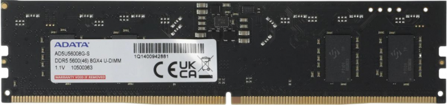 Модуль памяти ADATA AD5U56008G-S — для бизнеса и офиса Модуль памяти ADATA AD5U56008G-S — для бизнеса и офиса