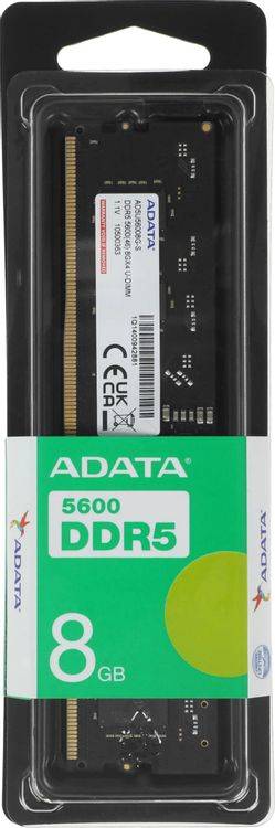 Модуль памяти ADATA AD5U56008G-S — для бизнеса и офиса Модуль памяти ADATA AD5U56008G-S — для бизнеса и офиса
