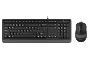 Клавиатура + мышь A4Tech Fstyler F1010 клав:черный/серый мышь:черный/серый USB Multimedia (F1010 GRE F1010 GREY A4Tech F1010 GREY