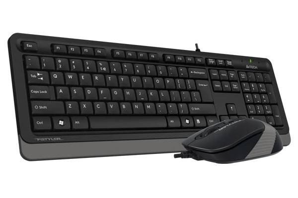 Клавиатура + мышь A4Tech Fstyler F1010 клав:черный/серый мышь:черный/серый USB Multimedia (F1010 GRE F1010 GREY A4Tech F1010 GREY — для бизнеса и офиса Клавиатура + мышь A4Tech Fstyler F1010 клав:черный/серый мышь:черный/серый USB Multimedia (F1010 GRE F1010 GREY A4Tech F1010 GREY — для бизнеса и офиса