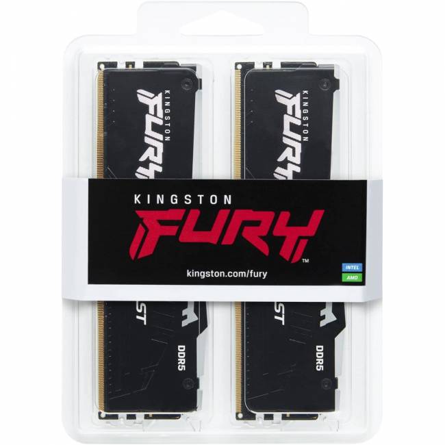 Память оперативная Kingston Fury Beast KF560C40BBAK2-32 — для бизнеса и офиса Память оперативная Kingston Fury Beast KF560C40BBAK2-32 — для бизнеса и офиса