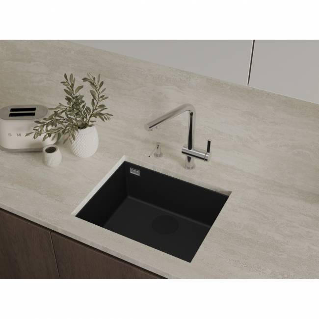 Кухонная мойка RIVELATO Rivelato SR-5649 Nero profondo — для бизнеса и офиса Кухонная мойка RIVELATO Rivelato SR-5649 Nero profondo — для бизнеса и офиса