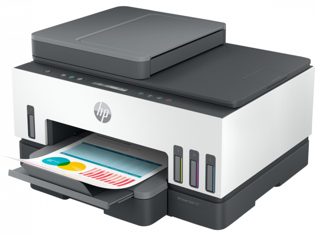 Струйное МФУ HP Smart Tank 750 All-in-One Printer — для бизнеса и офиса Струйное МФУ HP Smart Tank 750 All-in-One Printer — для бизнеса и офиса