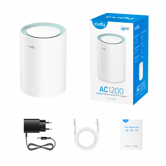 Wi-Fi Mesh-система Cudy M1300(1-Pack) — для бизнеса и офиса
