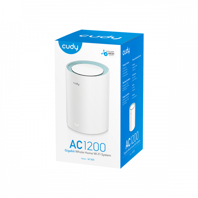 Wi-Fi Mesh-система Cudy M1300(1-Pack) — для бизнеса и офиса