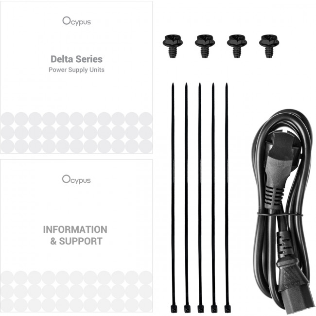 Блок питания ПК Ocypus Delta-P850-B1FDBK024X-EU — для бизнеса и офиса