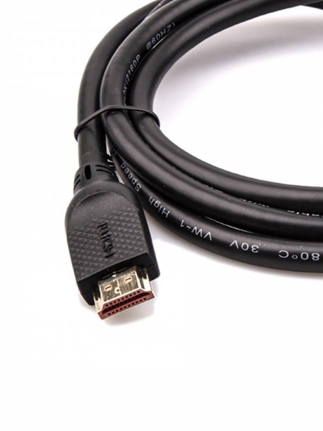 Кабель HDMI 19M/M ver 2.0, 1.5М  Aopen/Qust <ACG517-1.5M> VCOM HDMI (m) - HDMI (m) 1.5м — для бизнеса и офиса