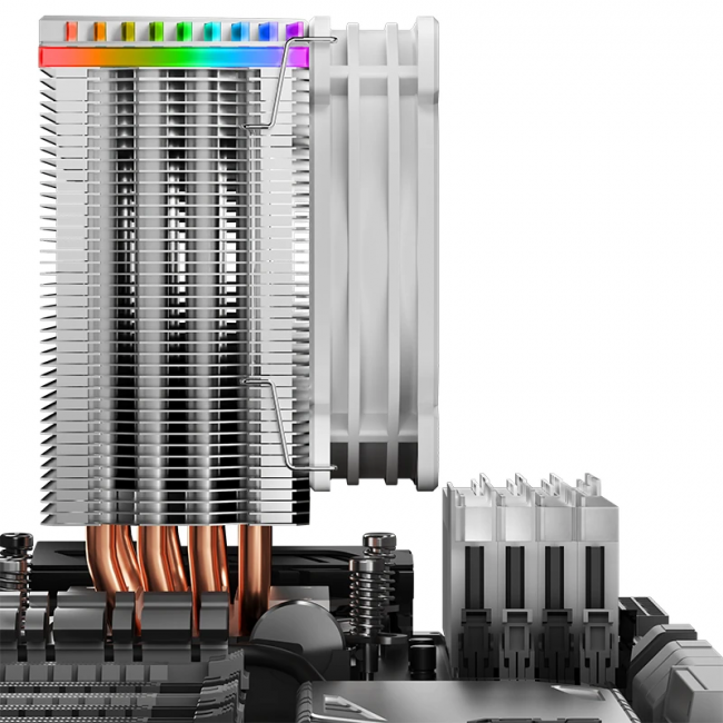 Кулер для процессора JONSBO CPU Cooler CR-1400 ARGB White — для бизнеса и офиса Кулер для процессора JONSBO CPU Cooler CR-1400 ARGB White — для бизнеса и офиса