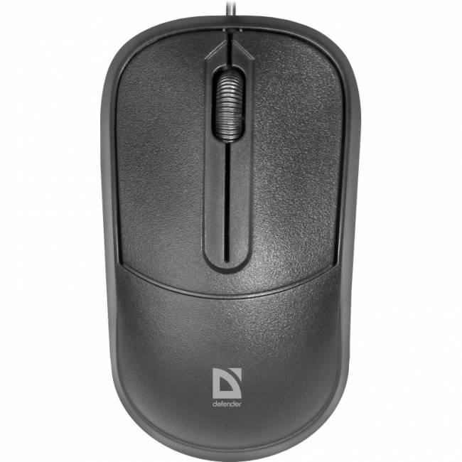 Defender Проводная оптическая мышь ISA-531 черный,3 кнопки,1000 dpi Defender ISA-531 (52531) — для бизнеса и офиса