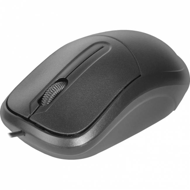 Defender Проводная оптическая мышь ISA-531 черный,3 кнопки,1000 dpi Defender ISA-531 (52531) — для бизнеса и офиса