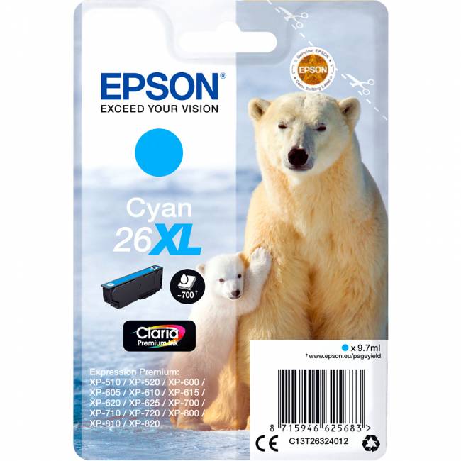 Картридж Epson C13T26324012 — для бизнеса и офиса Картридж Epson C13T26324012 — для бизнеса и офиса