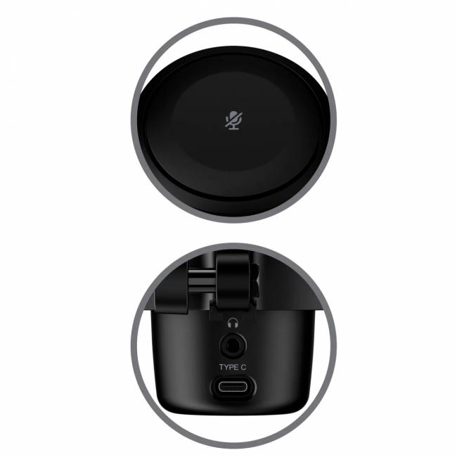 Микрофон HP HyperX DuoCast Black (4P5E2AA) — для бизнеса и офиса