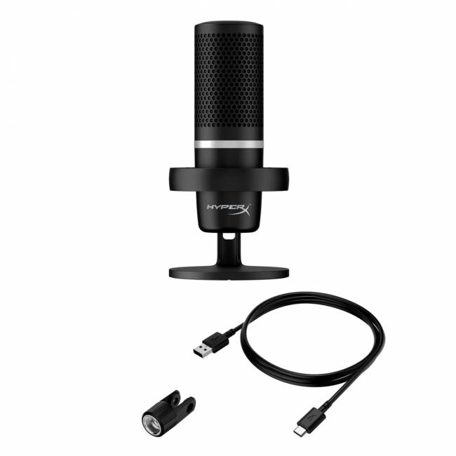 Микрофон HP HyperX DuoCast Black (4P5E2AA) — для бизнеса и офиса