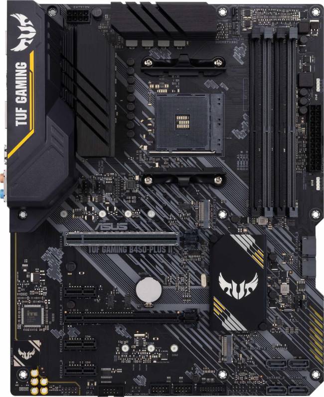 Материнская плата ASUS TUF GAMING B450-PLUS II — для бизнеса и офиса Материнская плата ASUS TUF GAMING B450-PLUS II — для бизнеса и офиса