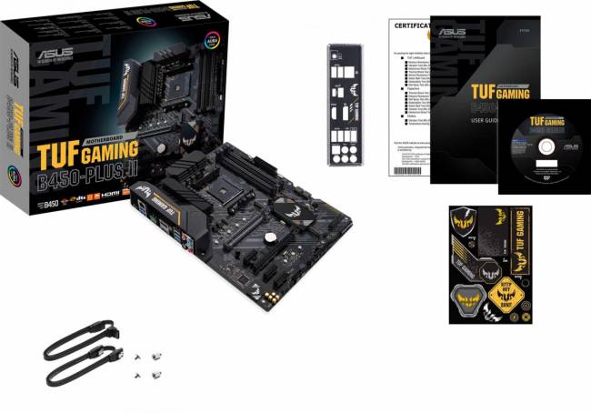 Материнская плата ASUS TUF GAMING B450-PLUS II — для бизнеса и офиса Материнская плата ASUS TUF GAMING B450-PLUS II — для бизнеса и офиса