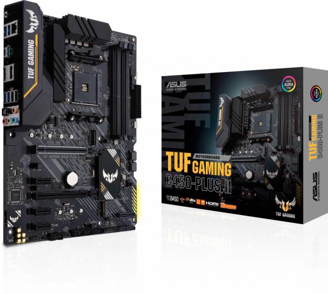 Материнская плата ASUS TUF GAMING B450-PLUS II — для бизнеса и офиса Материнская плата ASUS TUF GAMING B450-PLUS II — для бизнеса и офиса