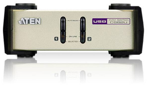 2-x порт. переключатель, электрон., KVM, 1 user PS2/USB+VGA => 2 cpu PS2/USB+VGA, со шнурами PS2/USB 2х1.2м., 2048x1536, настол., без OSD, некаскад. ATEN CS82U — для бизнеса и офиса 2-x порт. переключатель, электрон., KVM, 1 user PS2/USB+VGA => 2 cpu PS2/USB+VGA, со шнурами PS2/USB 2х1.2м., 2048x1536, настол., без OSD, некаскад. ATEN CS82U — для бизнеса и офиса