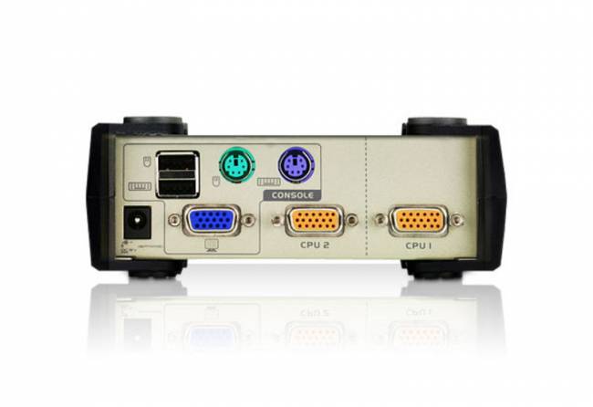 2-x порт. переключатель, электрон., KVM, 1 user PS2/USB+VGA => 2 cpu PS2/USB+VGA, со шнурами PS2/USB 2х1.2м., 2048x1536, настол., без OSD, некаскад. ATEN CS82U — для бизнеса и офиса 2-x порт. переключатель, электрон., KVM, 1 user PS2/USB+VGA => 2 cpu PS2/USB+VGA, со шнурами PS2/USB 2х1.2м., 2048x1536, настол., без OSD, некаскад. ATEN CS82U — для бизнеса и офиса