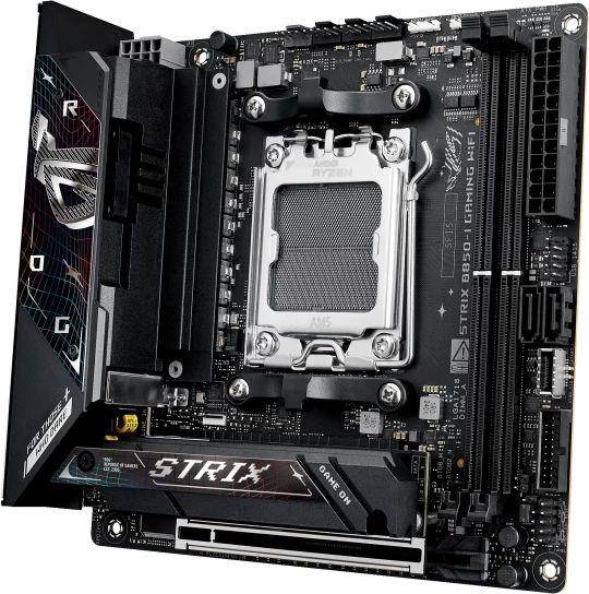 Материнская плата ASUS ROG STRIX B850-I GAMING WIFI — для бизнеса и офиса Материнская плата ASUS ROG STRIX B850-I GAMING WIFI — для бизнеса и офиса