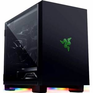 Корпус ПК Razer Tomahawk M1 (M1/Mini-ITX/Aluminum/Tempered Glass/Desktop Chassis) Razer Tomahawk M1 (RC21-01400100-R3M1)