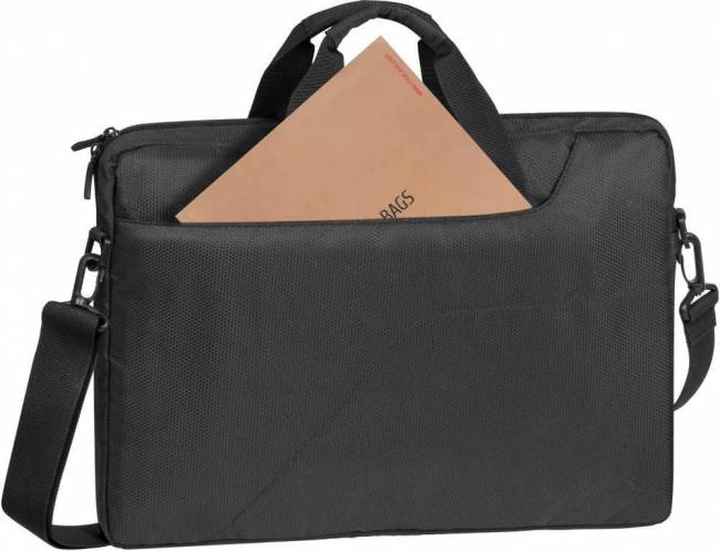 Сумка для ноутбука 15.6" Riva 8035 BLACK — для бизнеса и офиса Сумка для ноутбука 15.6" Riva 8035 BLACK — для бизнеса и офиса