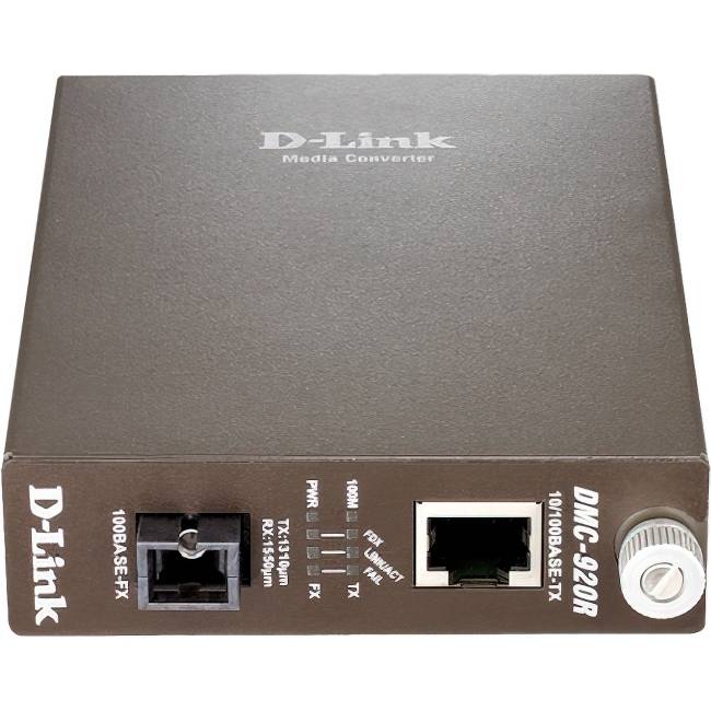 Трансивер D-Link DMC-920R/B10A — для бизнеса и офиса Трансивер D-Link DMC-920R/B10A — для бизнеса и офиса