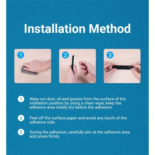 Органайзер для проводов на 3 порта Vention, черный Vention KBTB0 — для бизнеса и офиса