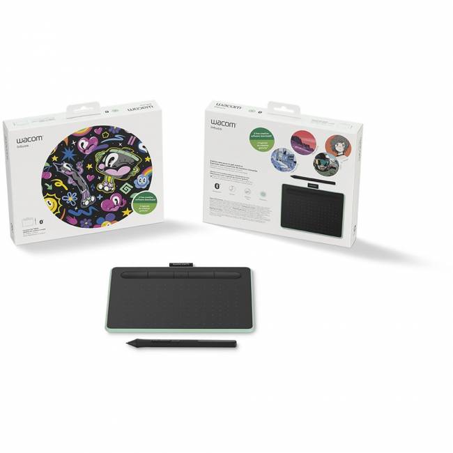 Графический планшет Wacom Intuos S Bluetooth Pistachio — для бизнеса и офиса Графический планшет Wacom Intuos S Bluetooth Pistachio — для бизнеса и офиса
