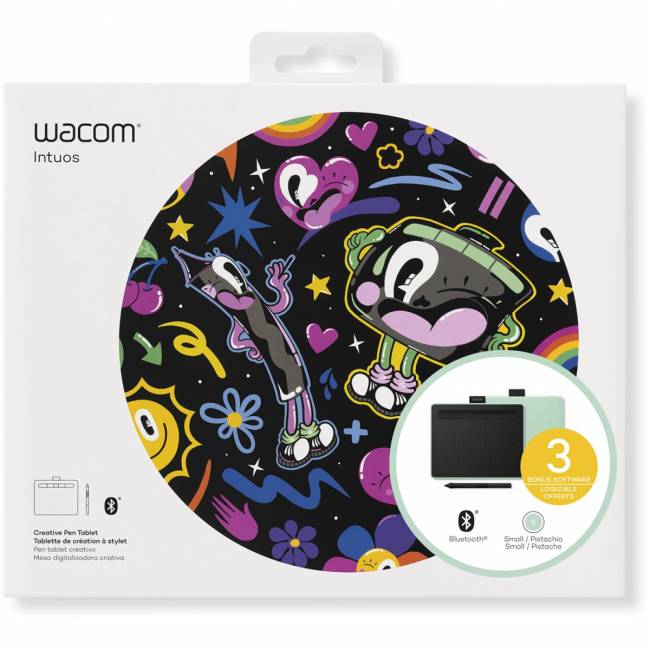 Графический планшет Wacom Intuos S Bluetooth Pistachio — для бизнеса и офиса Графический планшет Wacom Intuos S Bluetooth Pistachio — для бизнеса и офиса
