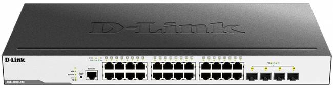 Коммутатор D-Link DGS-3000-28X/B1A — для бизнеса и офиса