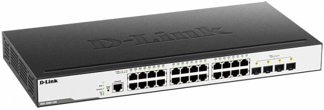 Коммутатор D-Link DGS-3000-28X/B1A — для бизнеса и офиса