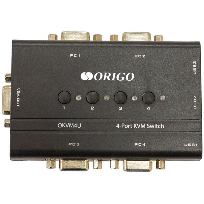 Коммутатор Origo OKVM4U/A1A — для бизнеса и офиса Коммутатор Origo OKVM4U/A1A — для бизнеса и офиса