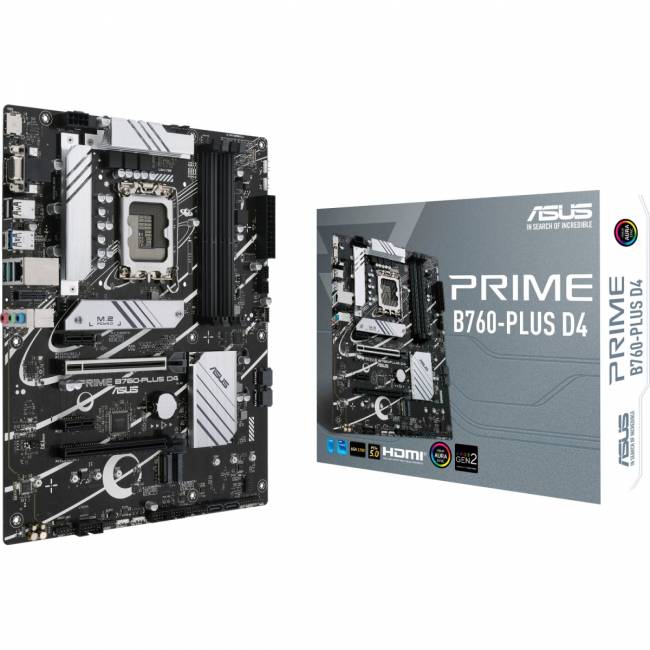 Материнская плата ASUS PRIME B760-PLUS D4 (90MB1CW0-M0EAY0) — для бизнеса и офиса Материнская плата ASUS PRIME B760-PLUS D4 (90MB1CW0-M0EAY0) — для бизнеса и офиса