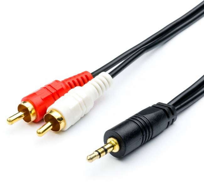 Аудио-кабель 1.5 m (mini-Jack3.5(m) <=> 2RCA(m), стерео, пакет) ATcom Jack 3.5 (m) - 2RCA (m) 1.5 м — для бизнеса и офиса Аудио-кабель 1.5 m (mini-Jack3.5(m) <=> 2RCA(m), стерео, пакет) ATcom Jack 3.5 (m) - 2RCA (m) 1.5 м — для бизнеса и офиса