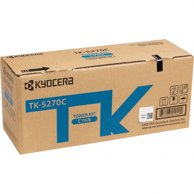 тонер-картридж Kyocera TK-5270C Kyocera 1T02TVCNL0 — для бизнеса и офиса