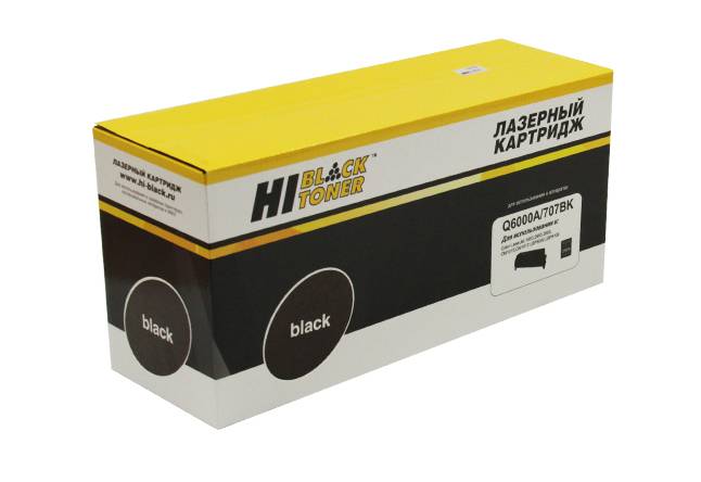 Картридж Hi-Black (HB-Q6000A) для HP CLJ 1600/2600/2605, Восстановленный, Bk, 2,5K — для бизнеса и офиса Картридж Hi-Black (HB-Q6000A) для HP CLJ 1600/2600/2605, Восстановленный, Bk, 2,5K — для бизнеса и офиса