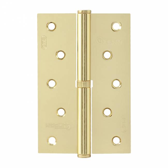 Петля левая/правая 750-5' STD (120*80*2,5) без колп. золото правая — для бизнеса и офиса Петля левая/правая 750-5' STD (120*80*2,5) без колп. золото правая — для бизнеса и офиса