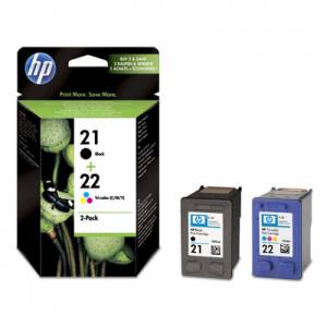 Картридж набор 21+22 для HP DJ 3920/3940, 0,190К+0,165К (O) SD367AE bk+color (уцен.срок годности)